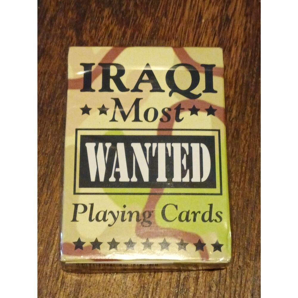 Iraq Most Wanted Playing Cards (NEW/Sealed)